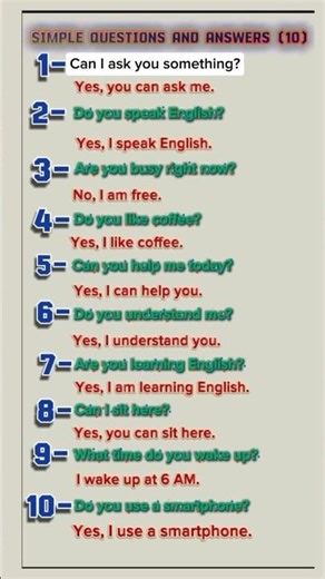 Learn English questions and answer #learnenglish #practiceenglish #shorttips #shorts #english