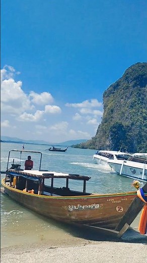 Khao Phing Kan (Jems Bond Island) #island #travelvlog #travel #nature #boat #views
