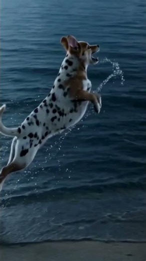 Dalmatian Saves Puppy #dalmatian #rescue #animals
