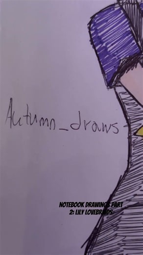 Notebook drawings part 2 : lily lovebraids