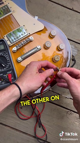 Measuring Guitar Pickup Impedance with Multimeter