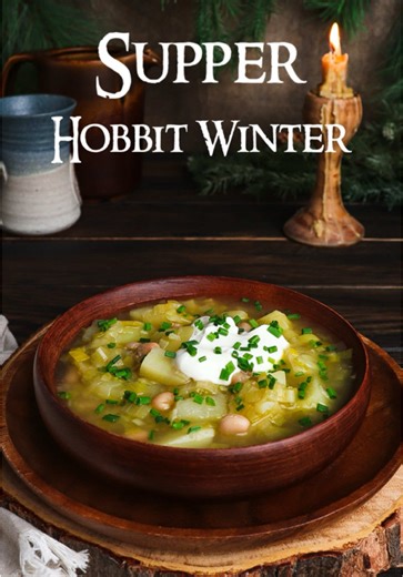 Hobbit-Inspired Potato Leek and White Bean Soup Recipe