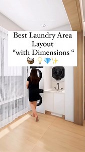 93K views · 4.4K reactions | Standards for Laundry Area 狀✨ • • • #tiffanydesignstudio #laundryroomdesign #smallroomideas #wardrobedesign #closetdesign | Tiffany Design Studio | Facebook