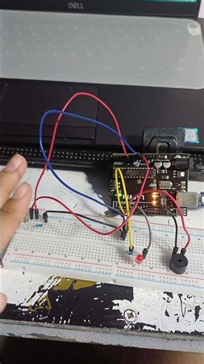 Sensor + buzzer + led #arduino #arduinoproject #I.T #it