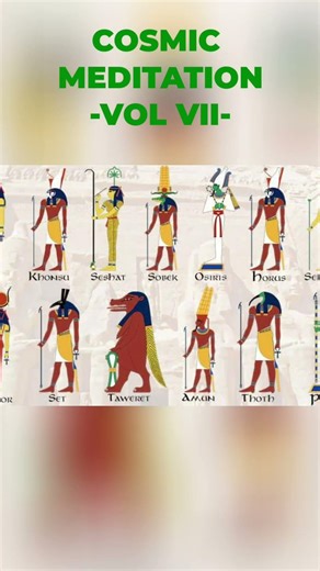 The Gods of Ancient - Egyptian Gods Edition - 432 Hz #shorts