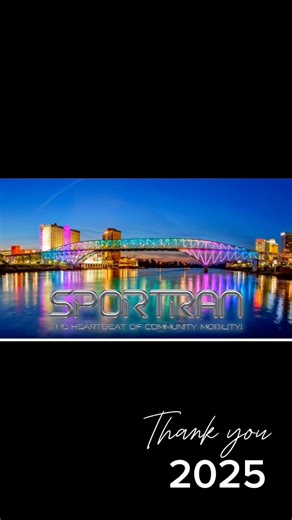 ✨ Thank You, 2025! Welcome, 2026!✨ 2025 was the year of preparation — laying the foundation, strengthening our system,and reimagining what transit can be for our community. From new advertising opportunities and upgraded amenities to workforce development and forward-thinking innovation, every step this year was intentional. Now, we step into 2026 with momentum! With bold plans, modern mobility, and a clear vision for progress, SporTran is moving forward — for our riders, our partners, and the c