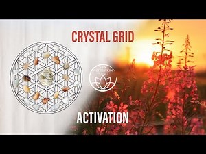 Crystal Grid Activation Music - Clear and Charge Gemstones, Energy Healing