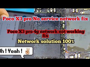 Xiaomi poco X3 Pro no service network and network emergency fix || Poco X3 pro network problem fix