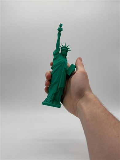 Statue of Liberty 3D Model — Printed Iconic Landmark and Travel Desk Decor - Etsy