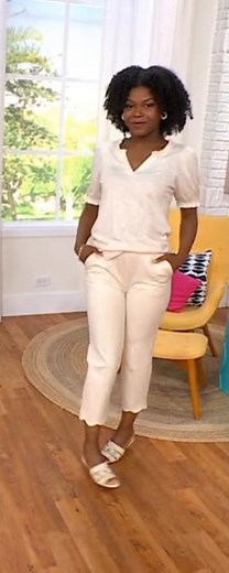 HSN model Jordan modeling pants