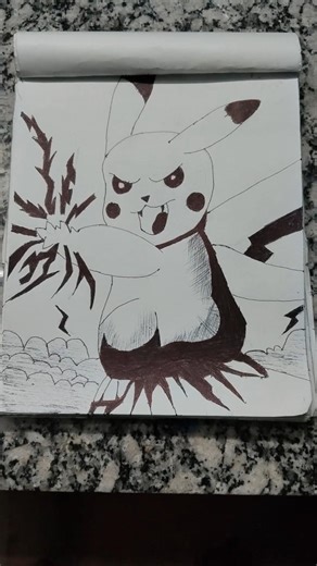 I am drow picachu #like #subscribe #comment #art #drawing