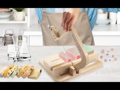 GUIFA Wooden Soap Cutter with Adjustable Thickness