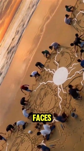Naruto vs Sasuke Final Clash Sand Art 😱🔥 #shorts