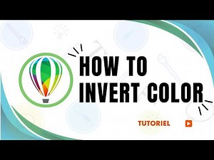 How to invert color in corel draw