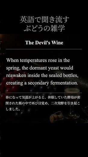 『悪魔のワイン』 - [上級編] ぶどうに関するリスニング10選（英検準1級～1級相当） #英検準1級 #英検1級 #英語聞き流し #英語学習 #リスニング