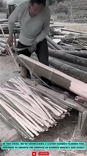 Practical Techniques for Quickly Peeling Bamboo Skin #technologytools