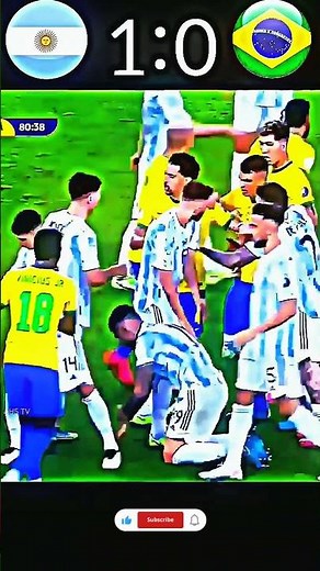 🏆 Argentina vs Brazil | Copa America 2021 Final Highlights ⚽🔥 | Messi’s Glory Moment 🇦🇷🇧🇷 #football