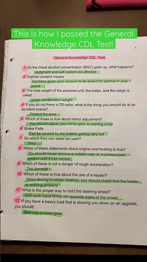 Master the CDL Permit Test: Secrets to Success #cdlhelp @itsaliskawalker