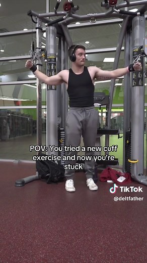 Anyone else get stuck when using cuffs?😂 #gymtok