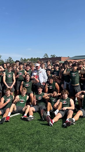 The Woodlands Highlander Football on Instagram: "GREEN SHIRTS EARNED!! MAX WEEK LOADING. PROGRAM FIRST. EARN EVERYTHING #FORTHEW #OffSeason #TheWoodlands #highschoolfootball"