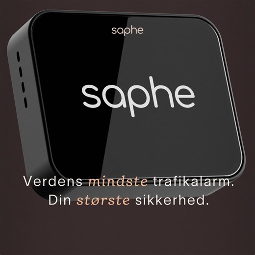Verdens mindste. Fuld af fordele. ⚡ Mere kraft, større skærm og længere batteritid. Den nye Saphe er lille af størrelse, men gør den største forskel i trafikken. Prøv den – og bliv advaret af 1 mio. andre bilister. | Saphe