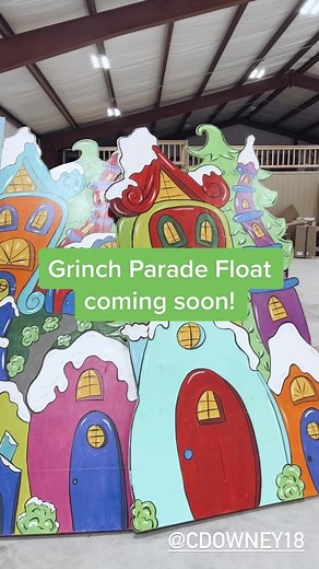 Exciting Grinch Parade Float Ideas and Whoville Houses Template