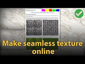 How to make seamless texture online
