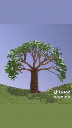The Teletubbies and the Changing Leaves in Teletubbyland