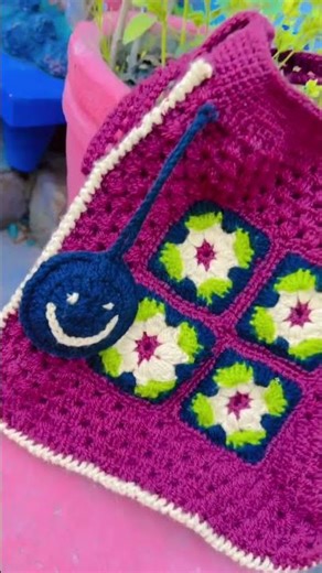 crochet bag #crochetdream #flowers #handmadeseller #shorts #shortvideo