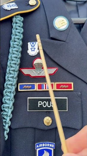 Regimental Distinctive Insignia (RDI) on Dress Blues (ASU)