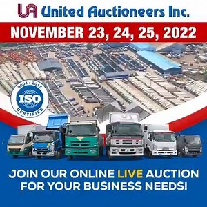 Gear up for another grand auction of the year! Visit us at www.uauctioneers.net to join and register! Catch the inspection dates on November 18-22, 2022 to see first-hand the mobility partner of your choice! 🚛🛻 | United Auctioneers Inc.