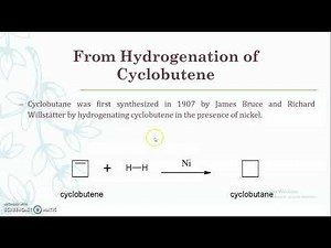 Methods of preparation and Chemical reactions of Cyclobutane