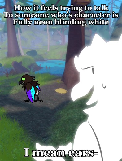 Neon White Characters on Roblox: Feather Family Fun!