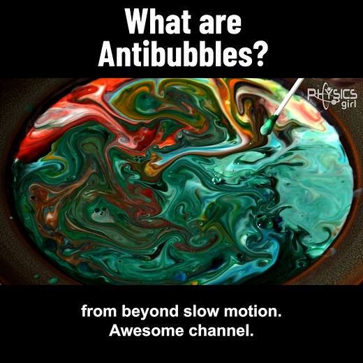 Learn how to make antibubbles and the science behind these fun, unusual spheres. This cool and unusual demonstration is an easy DIY experiment. Antibubbles are a spherical shell of air enclosing a droplet of water, all submerged in water. Just the opposite of a bubble! Beyond Slow Motion: https://www.youtube.com/user/BeyondSlowMotion Creator: Dianna Cowern Writer: Sophia Chen Editor: Jabril Ashe Animator: Kyle Norby Many thanks to Dr. Howard A. Stone, Dr. Stéphane Dorbolo, Dan Walsh, Ashley Warn
