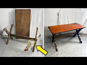 Amazing Restoration of a French 19th Century Farmhouse Table | Arie Furniture Restoration