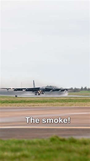 The B-52 Stratofortress with its giant wingspan and 8 engines generates enough lift to support a maximum take-off weight of 488,000lbs. (221,353kg) 😳 | Frontline Diary