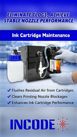 🎥 Keep Your Inkjet Printer Running Smoothly 🖨️ #incodeinkjet #inkjetprinter #cijprinter