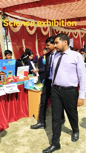 “Science models being reviewed by Ashutosh Sir – where ideas meet guidance.”#exhibition #bestschool
