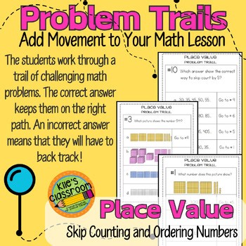 Place Value Problem Trail Ordering Numbers Base 10 Block Place Value Models