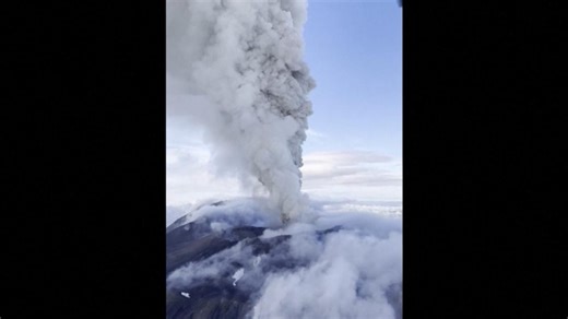 Russian volcano erupts for first time in 600 years