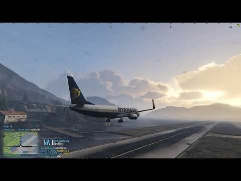 Playing FiveM Flight Simulator