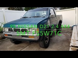 1995 Nissan D21Hardbody 4X4 5 Speed Manual Transmission Assembly