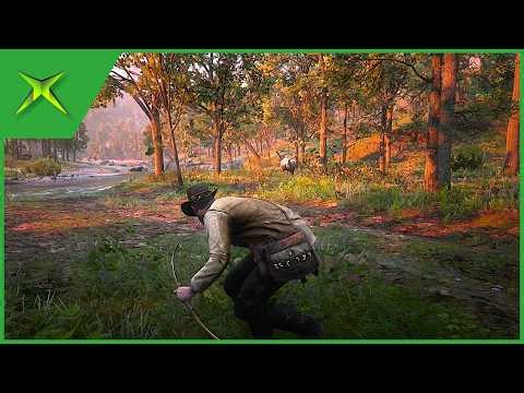 A Peaceful Bow Hunt in RDR2 | Red Dead Redemption 2 Walking Adventure