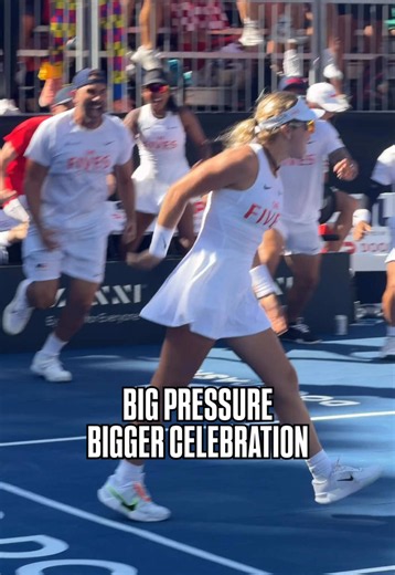 Anna Leigh Waters clutch singles play | New Jersey Fives 1-0 DreamBreaker