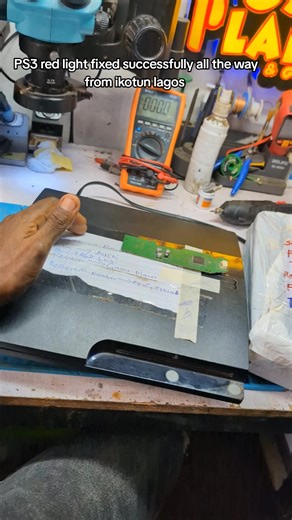 Fixing the PS3 Red Light Issue from Ikotun Lagos