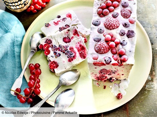 Parfait glacé aux fruits rouges : découvrez les recettes de cuisine de Femme Actuelle Le MAG