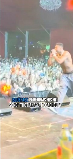 Blueface performs his hit song “Thotiana” at Coachella #blueface #shorts