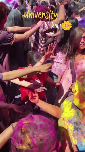 From lectures to colors — college life hits different on Holi! #youtubeshort #collagelife #holi2026