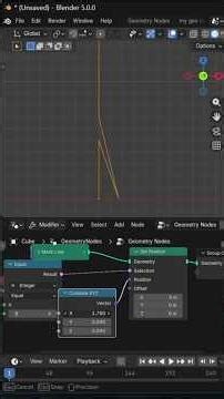 1H blender set position geometry node position and combine xyz explanation