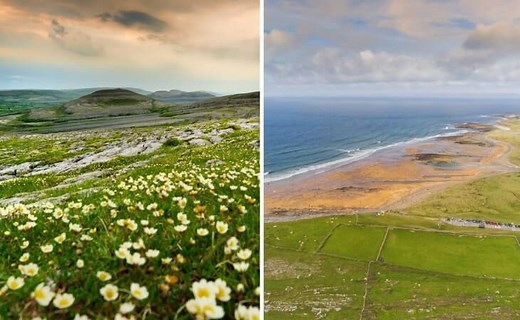 Burren National Park: Attractions, The Drive   Map